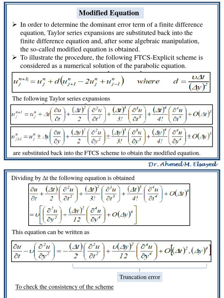 Lecture 7 - Elliptic Partial Differential Equation | PDF | Equations ...