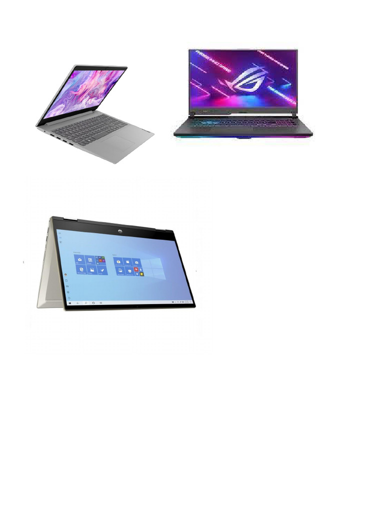 Définition et types d'ordinateurs portables | PDF | Ordinateurs ...