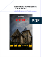 Download pdf of Victor De L Autre Cote Du Mur 1St Edition Pierre Decock full chapter ebook 