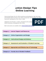 Instructional Design Tips for Online Learning