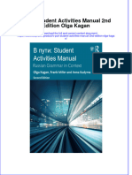 full download V Puti Student Activities Manual 2Nd Edition Olga Kagan online full chapter pdf 