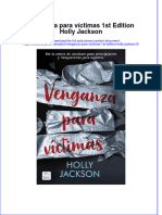 Full Download Venganza para Victimas 1St Edition Holly Jackson 2 Online Full Chapter PDF