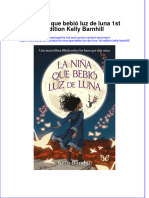 Full Download La Nina Que Bebio Luz de Luna 1St Edition Kelly Barnhill Online Full Chapter PDF