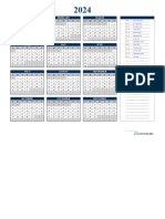 2024 Excel Yearly Calendar 21
