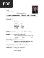 Ahmed Abd Elghany CV