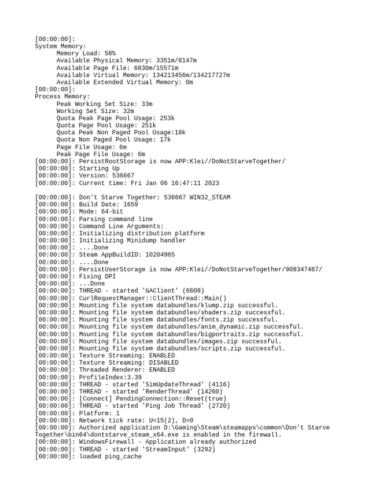 Client - Log - 2023 01 22 19 31 51 | PDF | Computer Hardware | Computer ...