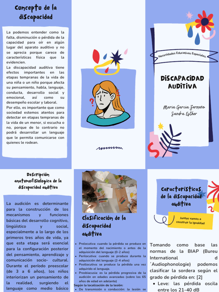 Clasificación y características de la discapacidad auditiva | PDF ...