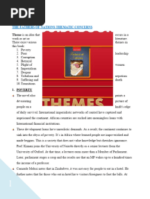 Themes of The Fathers of Nations Notes