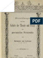 Streifzüge Auf-Dem Gebiete Der Theorie Und Praxis