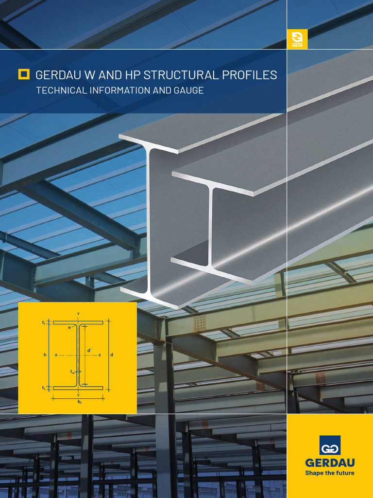 Gerdau W and HP Structural Profiles Guide | PDF | Corrosion | Rust
