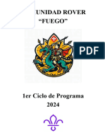 1er Ciclo de Programa de La Comunidad Rover Fuego