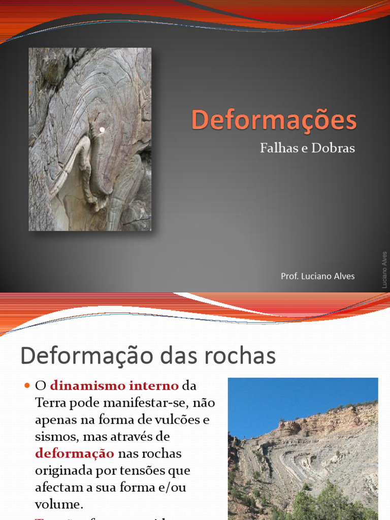 Deformação das Rochas: Falhas e Dobras | PDF | Falha (Geologia ...