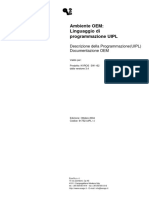 Ambiente OEM - Descrizione Della Programmazione (UIPL) - 91752.UIPL.1.I