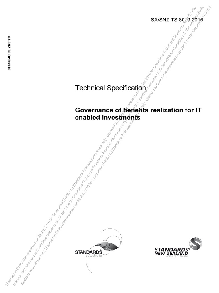 Sa SNZ+TS+8019 2016 | PDF | Information Technology | Computing