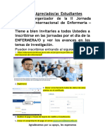 Invitacion A Jornadas 17 de Mayo 1