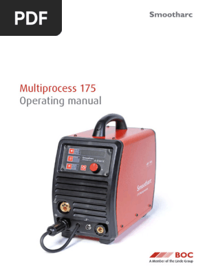 BOC175MULTI Manual | PDF | Welding | Construction