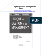 full download Lexique De Gestion Et De Management Denis online full chapter pdf 