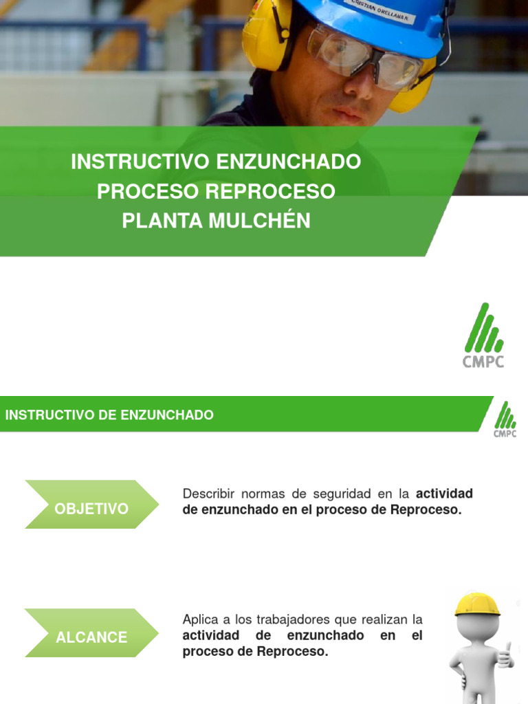 Archivos - 2159 - Instructivo de Enzunchado Manual Reproceso | PDF