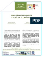 GRUPOS EMPRESARIALES Y POLÍTICA ECONÓMICA - BUSINESS GROUPS AND ECONOMIC POLICY (Spanish) - ENPRESA-TALDEAK ETA POLITIKA EKONOMIKOA (Espainieraz)
