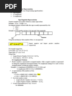 Negative Number Representation