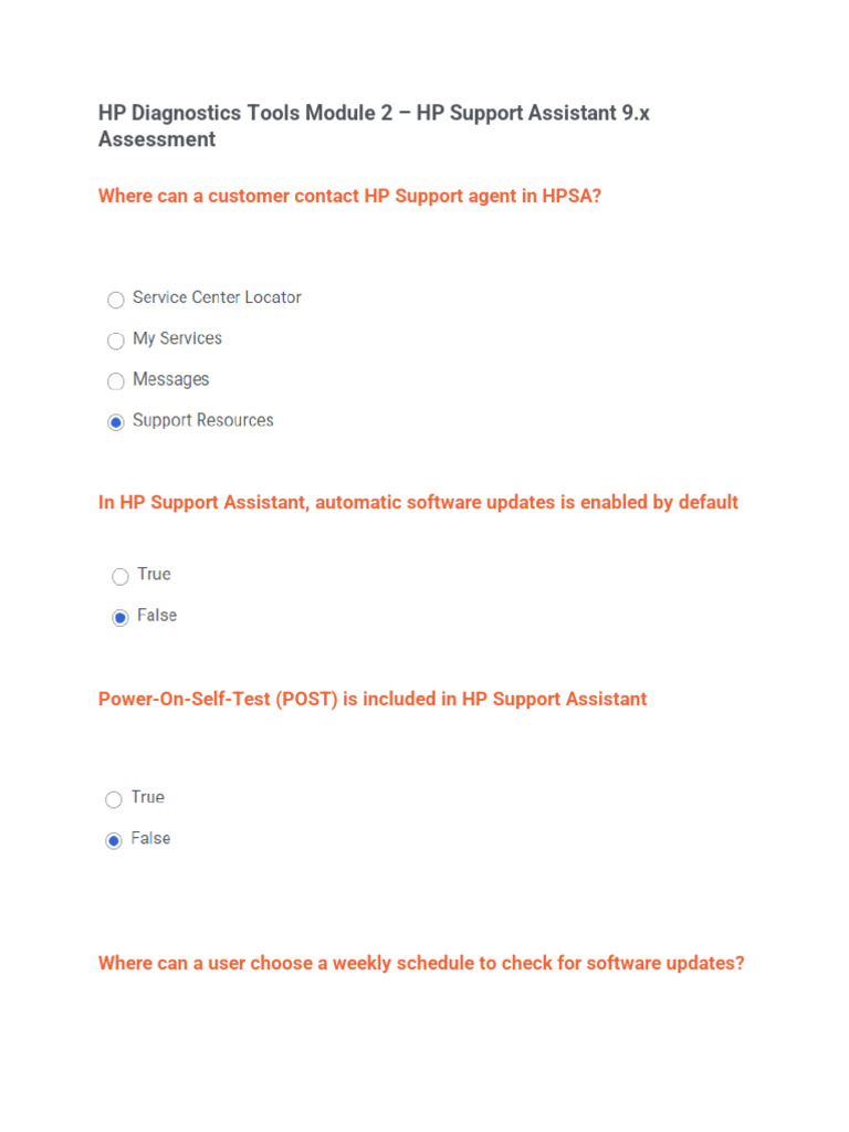 HP Diagnostics Tools Module 2 PDF