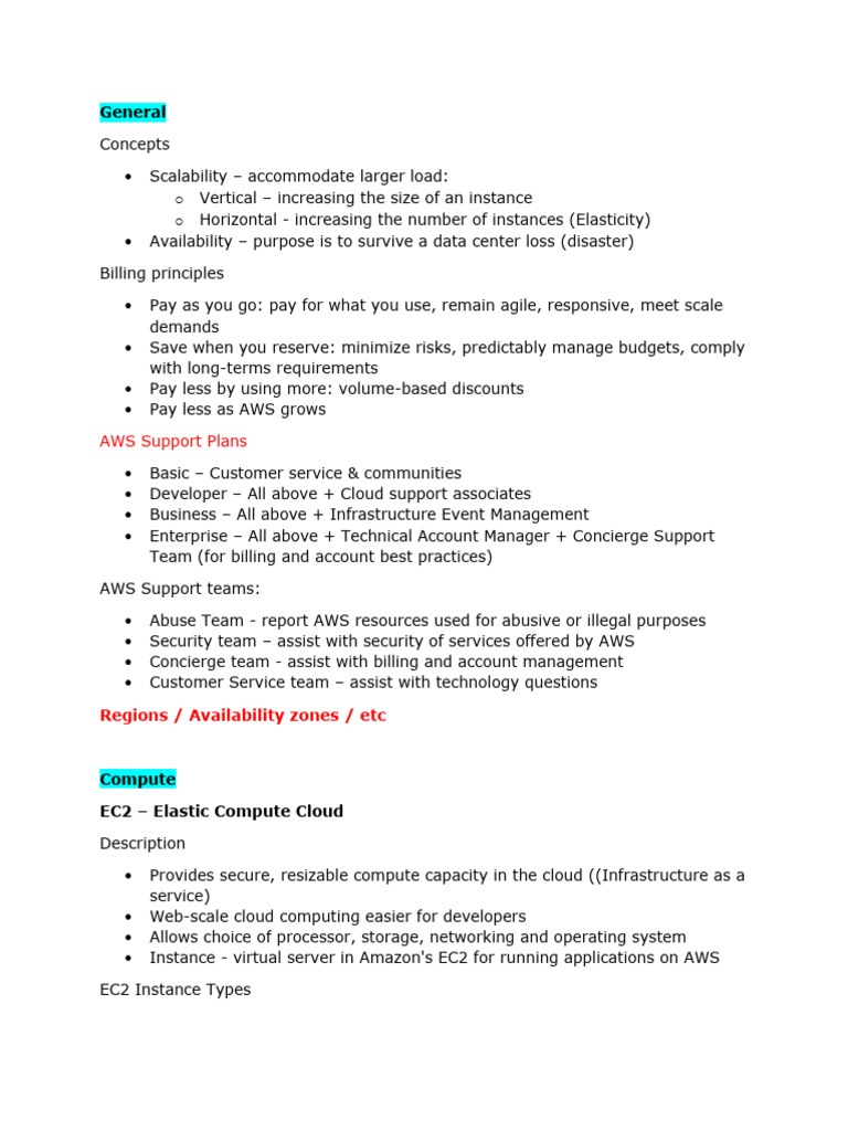 Aws training pdf cloud computing amazon web services