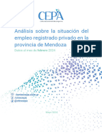 Análisis CEPA Empleo Privado en Mendoza