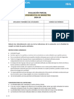 EXAMEN PARCIAL - Fundamentos de Marketing - Grupal