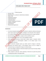 Infra Red Spectroscopy