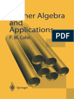 Paul M Cohn-Further Algebra