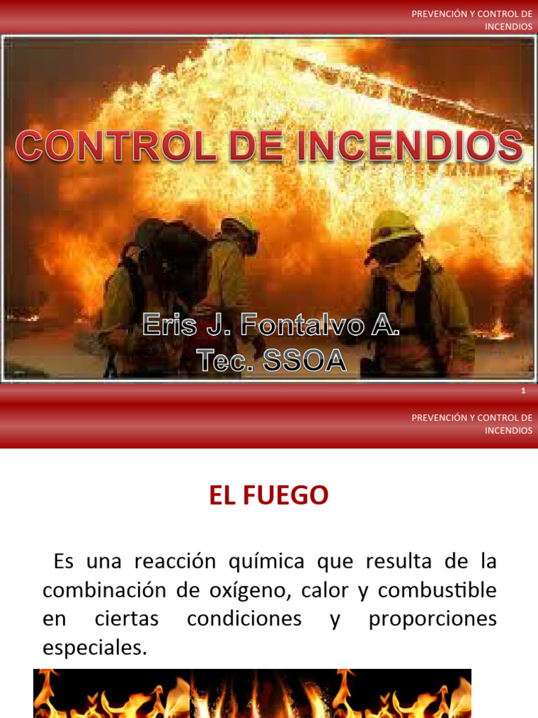 Control de Incendios Completo | PDF | Combustión | Incendios