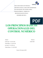 Los Principios Básicos Operacionales Del Control Numérico