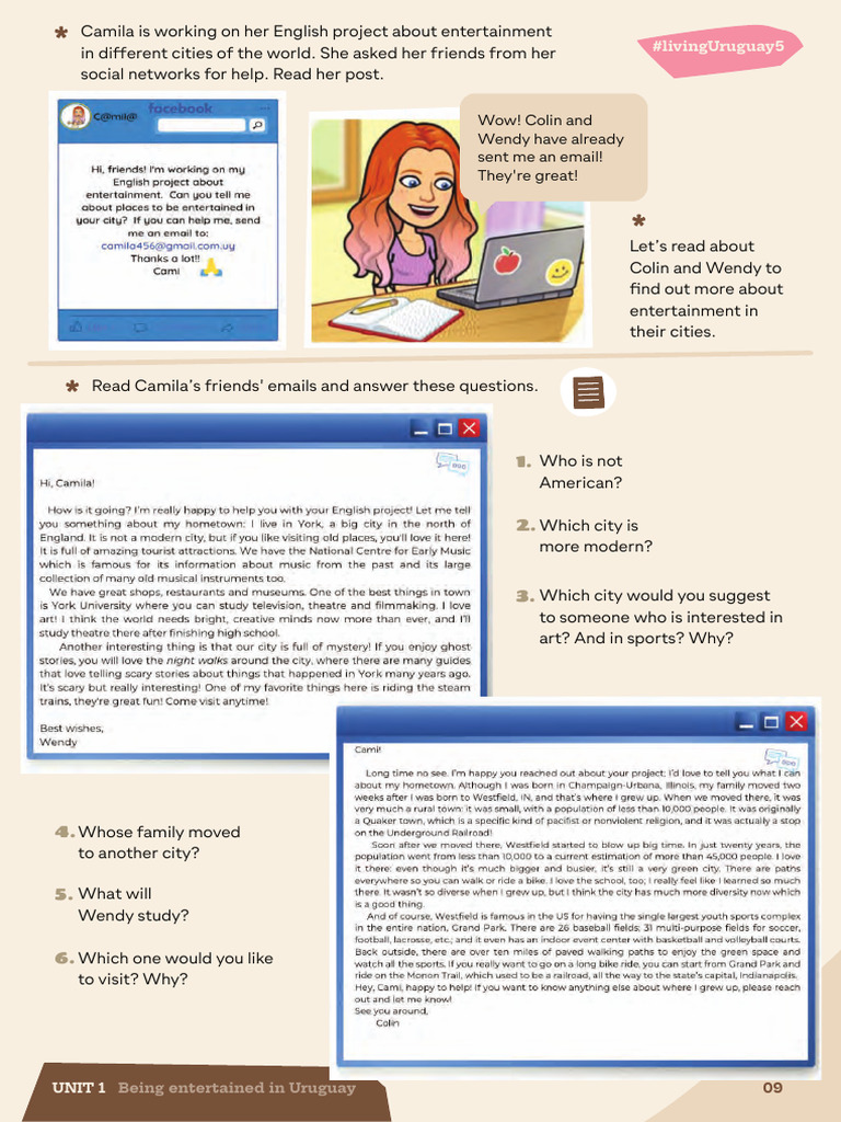 Handout+1+ +Places+to+Be+Entertained+in+My+City | PDF