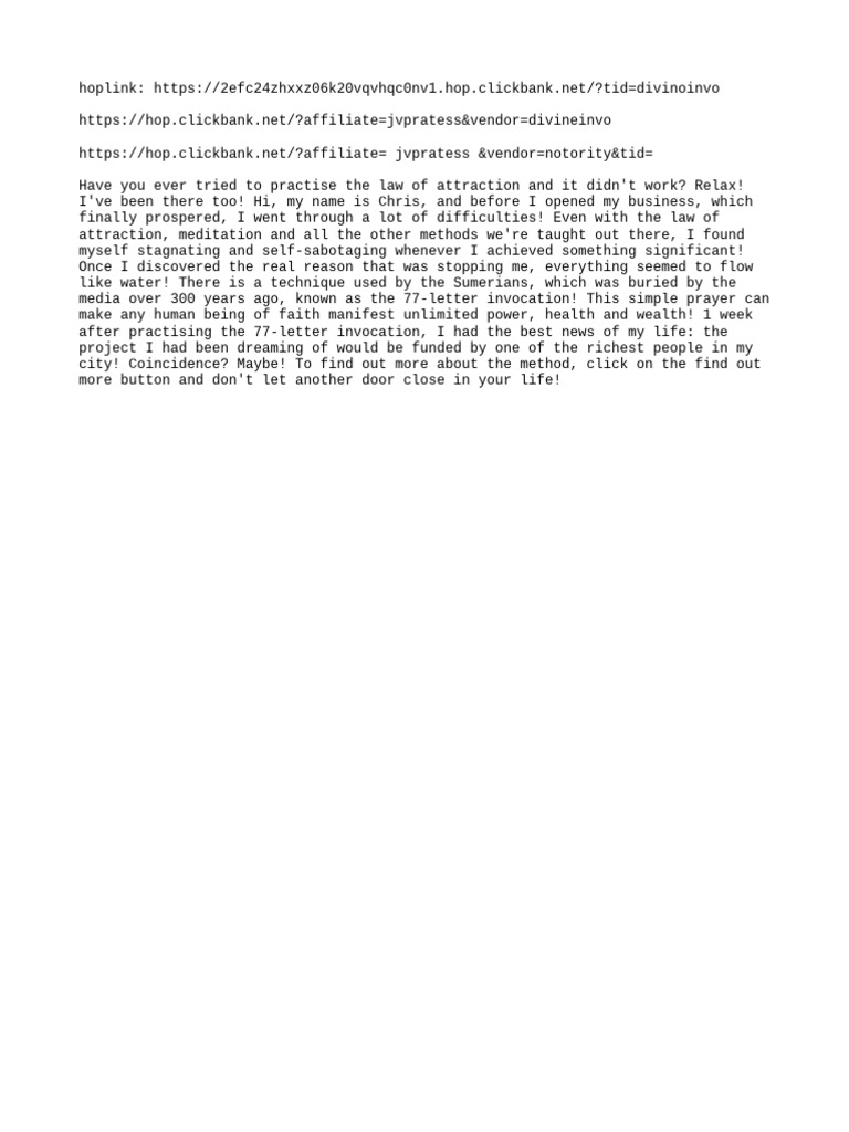Unlock Abundance with 77-Letter Invocation | PDF | Self-Improvement ...
