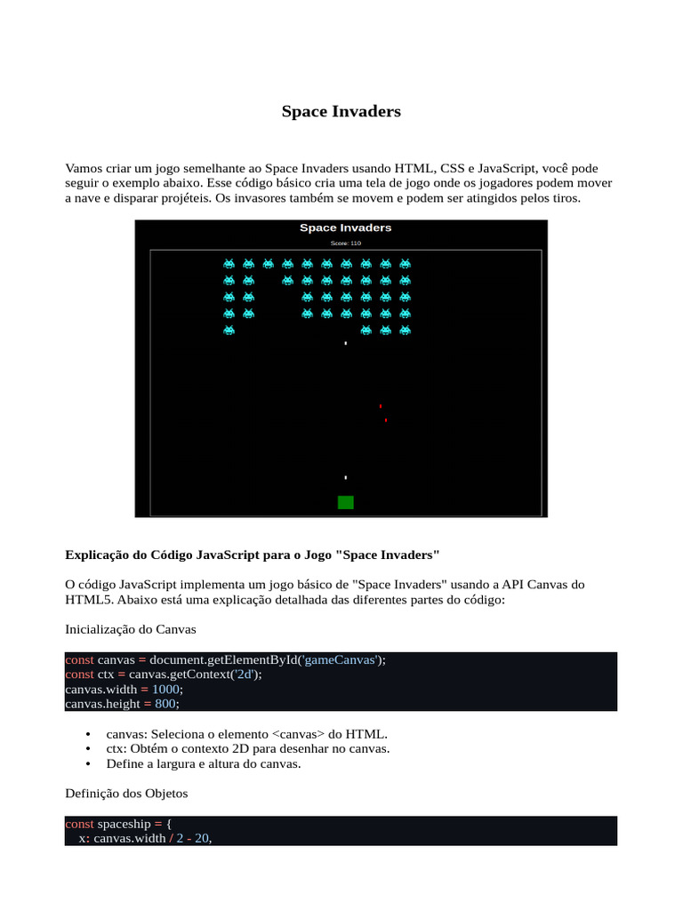Space Invaders | PDF | Script Java