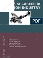 Growth of CAREER in Aviation Industry