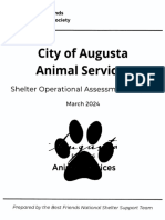 Best Friends Animal Society - Augusta Shelter Operational Assessment