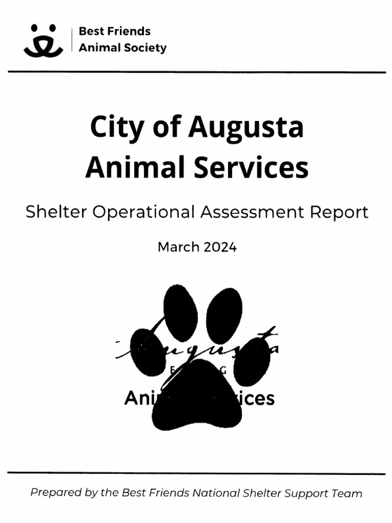 Augusta Animal Services Assessment Report | PDF | Animals And Humans