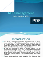 NGO Management - Lecture 1