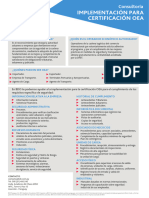 BDO Brochure Implementación para Certificación OEA