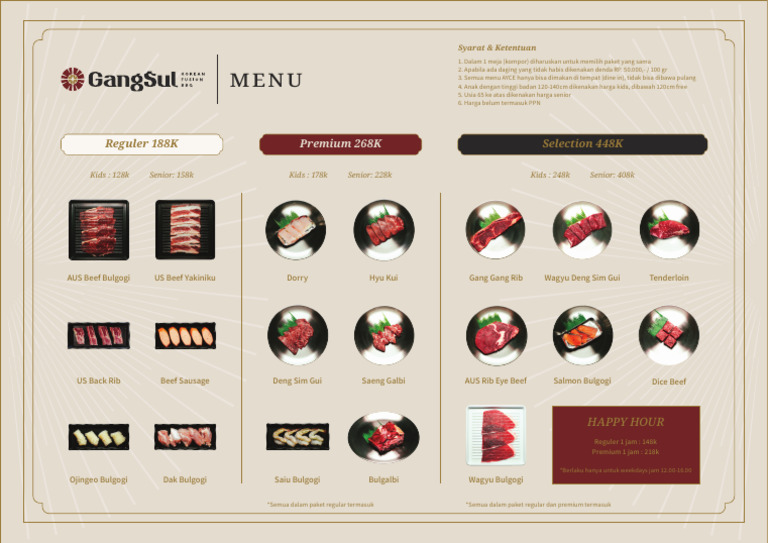 Gangsul Menu | PDF