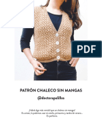 Doctora Palillos - Patron Chaleco Sin Mangas