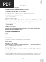 Ficha Técnica de Flatoril 500/200 mg | PDF