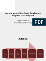 The M.J. Bowen Real Estate Development Program: Marketing Plan