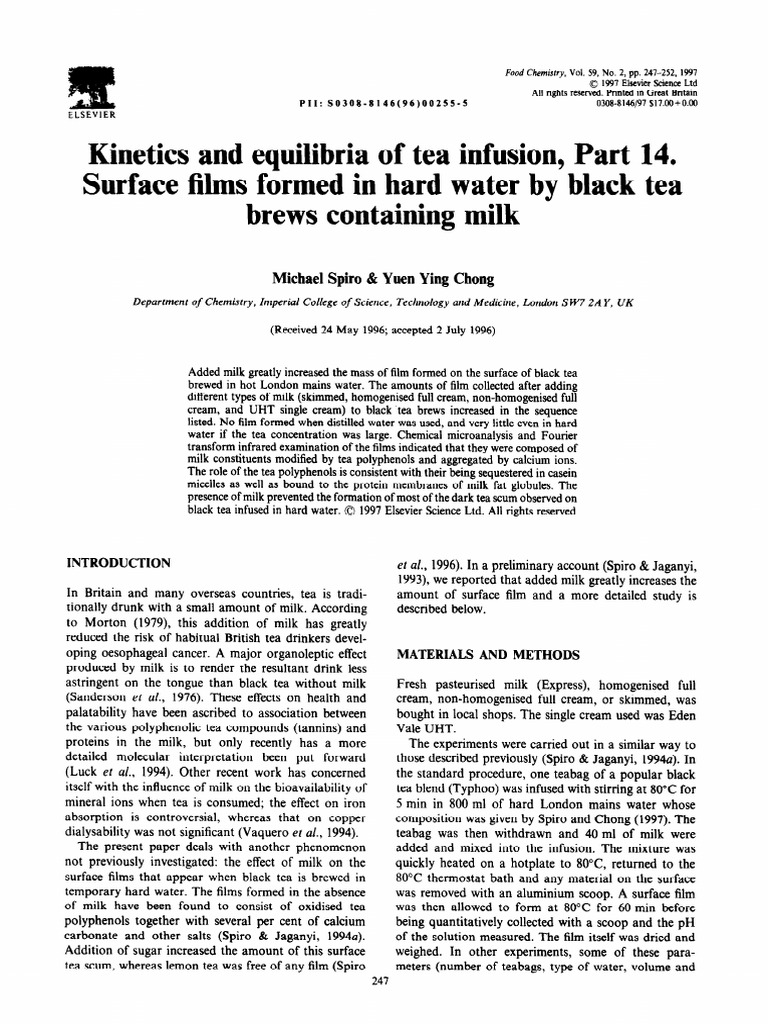 kinetics-and-equilibria-of-tea-infusion-part-14-surface-films-formed