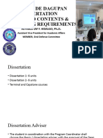 Dissertation Format