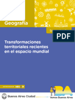 Geografía: Transformaciones Territoriales Recientes en El Espacio Mundial