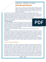 CONDUCCIÓN ELECTROLÍTICA de Fisico Quimico II