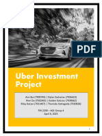 Uber Investment Project - Group 4