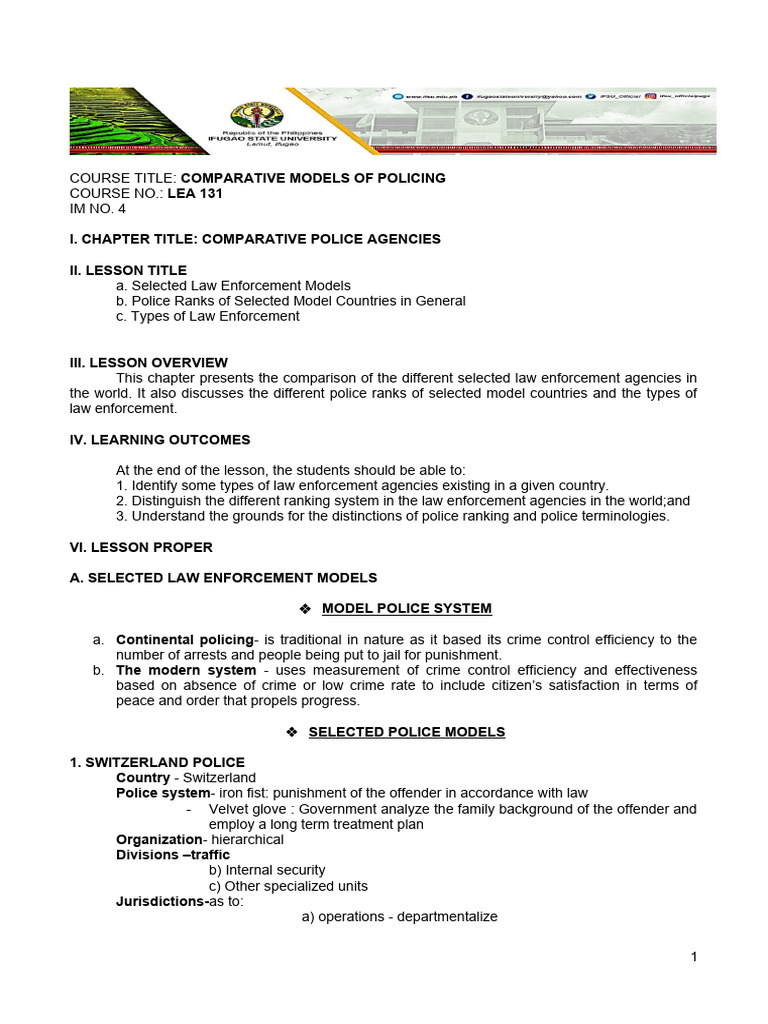 Comparative Models IM4 - 085638 | PDF | Inspector | Police